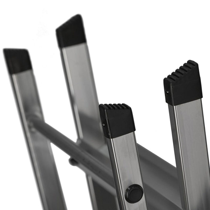 Scară pliantă cu 3 trepte Krause 126313 Argintiu Aluminiu