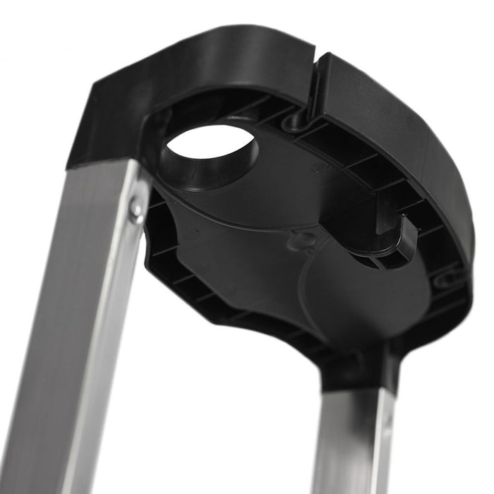 Scară pliantă cu 4 trepte Krause 126320 Negru Argintiu Aluminiu