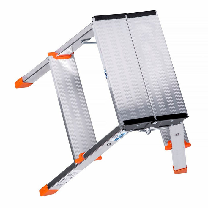 Scară pliantă cu 2 trepte Krause 130020 Argintiu Aluminiu