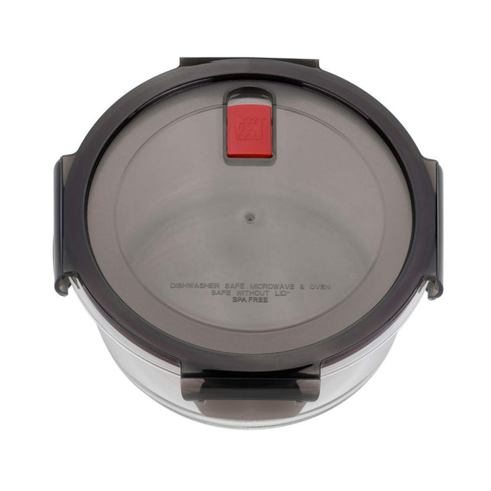 Cutie pentru Prânz Zwilling Gusto Transparent Sticlă Plastic 1,3 L Rotund