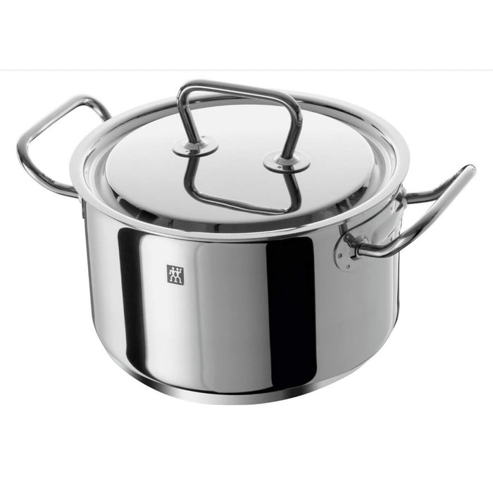 Oală cu capac Zwilling 66580-000-0 Argintiu Oțel inoxidabil Ø 24 cm Ø 20 cm Ø 16 cm 1,5 L 2 L 3 L 4 L 6 L (5 Unități)