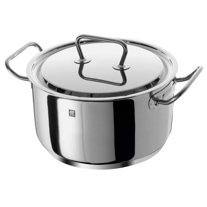Oală cu capac Zwilling 66580-000-0 Argintiu Oțel inoxidabil Ø 24 cm Ø 20 cm Ø 16 cm 1,5 L 2 L 3 L 4 L 6 L (5 Unități)