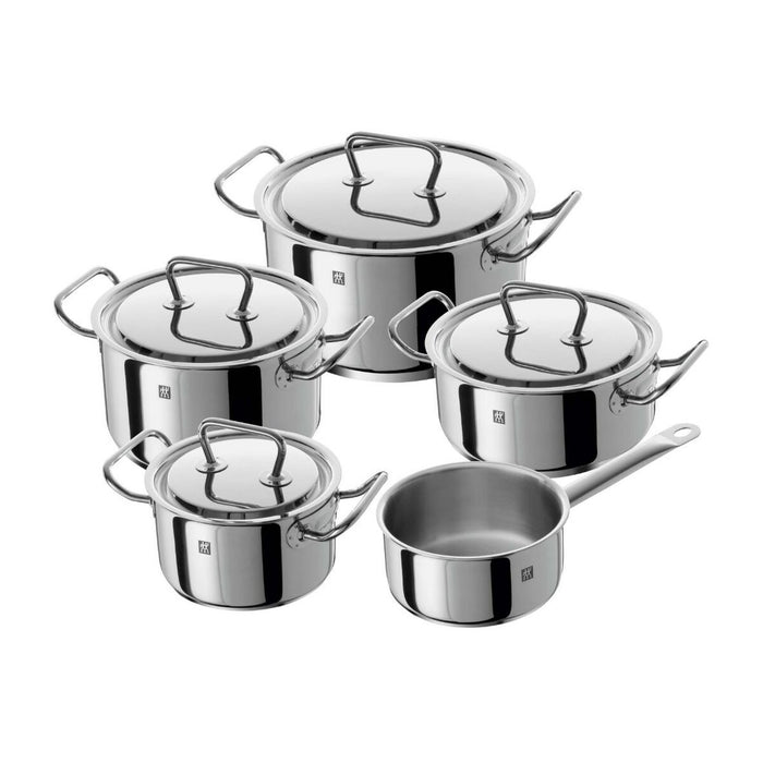 Oală cu capac Zwilling 66580-000-0 Argintiu Oțel inoxidabil Ø 24 cm Ø 20 cm Ø 16 cm 1,5 L 2 L 3 L 4 L 6 L (5 Unități)