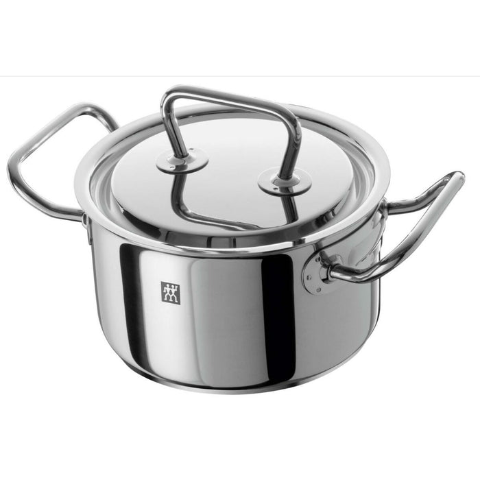 Oală cu capac Zwilling 66580-000-0 Argintiu Oțel inoxidabil Ø 24 cm Ø 20 cm Ø 16 cm 1,5 L 2 L 3 L 4 L 6 L (5 Unități)