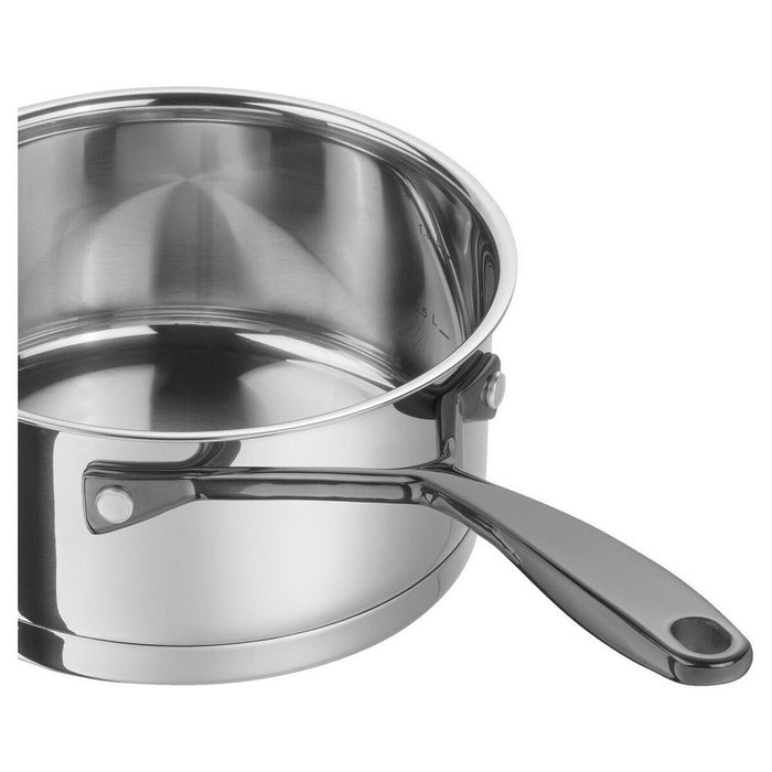 Caserolă Cu Capac Zwilling 71160-005-0 Negru Argintiu 5 Piese Ø 24 cm Ø 20 cm Ø 16 cm 1,5 L 2 L 3 L 6 L 3,5 L (5 Unități)
