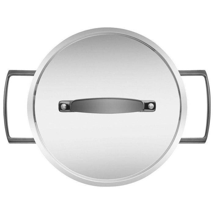 Caserolă Cu Capac Zwilling 71160-005-0 Negru Argintiu 5 Piese Ø 24 cm Ø 20 cm Ø 16 cm 1,5 L 2 L 3 L 6 L 3,5 L (5 Unități)