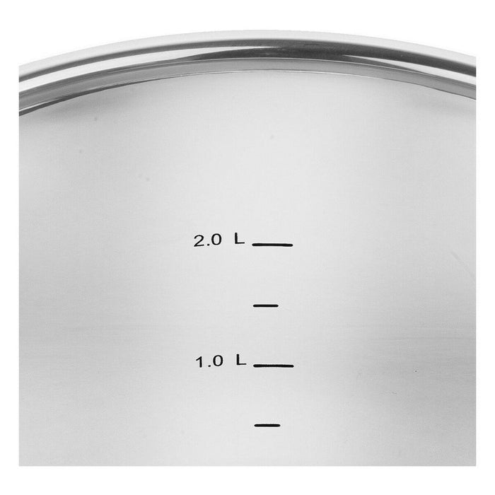 Caserolă Cu Capac Zwilling 71160-005-0 Negru Argintiu 5 Piese Ø 24 cm Ø 20 cm Ø 16 cm 1,5 L 2 L 3 L 6 L 3,5 L (5 Unități)