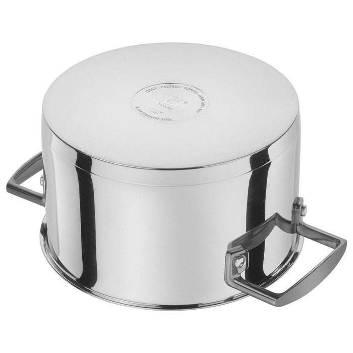 Caserolă Cu Capac Zwilling 71160-005-0 Negru Argintiu 5 Piese Ø 24 cm Ø 20 cm Ø 16 cm 1,5 L 2 L 3 L 6 L 3,5 L (5 Unități)