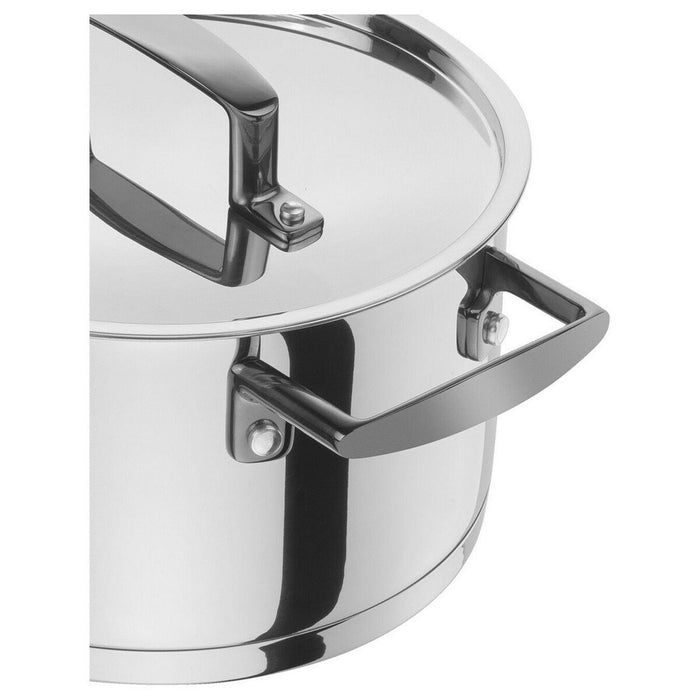 Caserolă Cu Capac Zwilling 71160-005-0 Negru Argintiu 5 Piese Ø 24 cm Ø 20 cm Ø 16 cm 1,5 L 2 L 3 L 6 L 3,5 L (5 Unități)