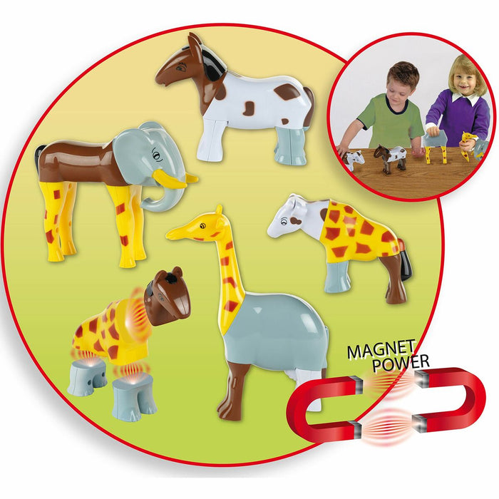 Puzzle 3D Klein Animals Magnetic 16 Piese