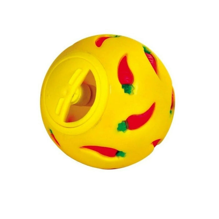 Míč Trixie 6275 Iepure Snacks Ø 7 cm Galben Albastru Multicolor Plastic (1 Piese)