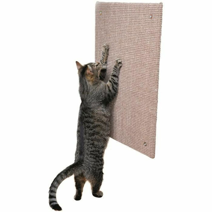 Suport de Ascuțit Gheare pentru Pisici XXL Trixie Maro Gri Maroniu 50 x 70 cm