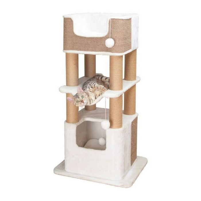 Suport de Ascuțit Gheare pentru Pisici Trixie Lucano Copac Sisal Alb (110 cm)