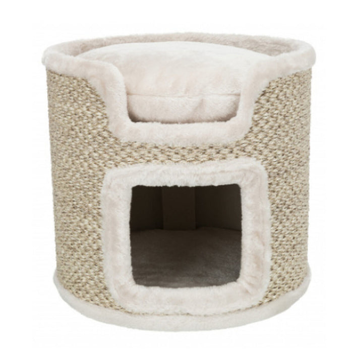 Pat pentru pisică Trixie Tour Ria Bej Gri deschis Sisal Ø 37 cm