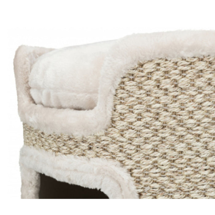 Pat pentru pisică Trixie Tour Ria Bej Gri deschis Sisal Ø 37 cm