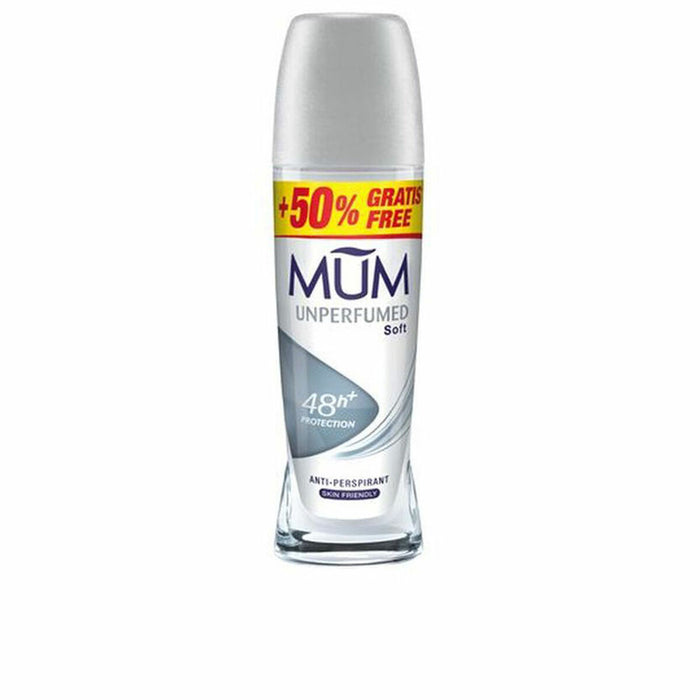 Deodorant Roll-On Mum Unperfumed Soft 75 ml