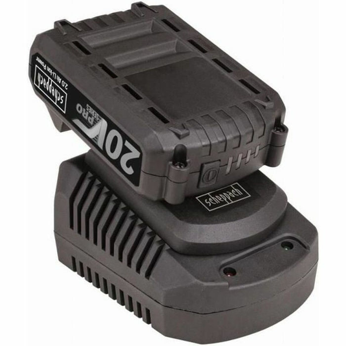 Charger and rechargeable battery set Scheppach 7909205704 20 V Litio Ion 2 Ah