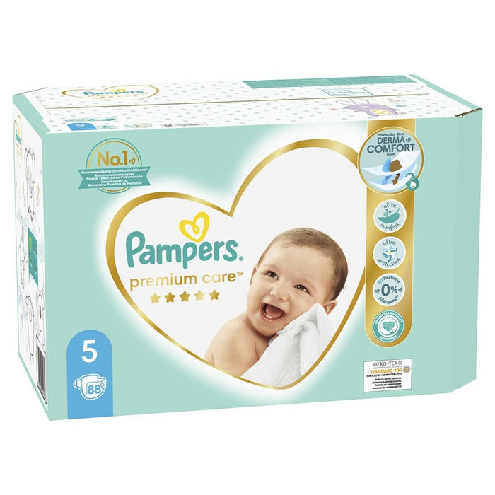 Scutece de unică folosință Pampers                                 5 (88 Unități)