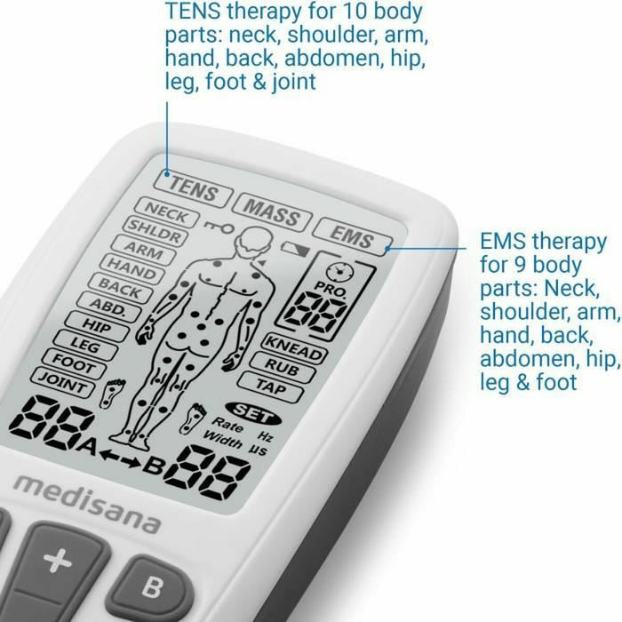 Electrostimulator Muscular Medisana Negru/Alb