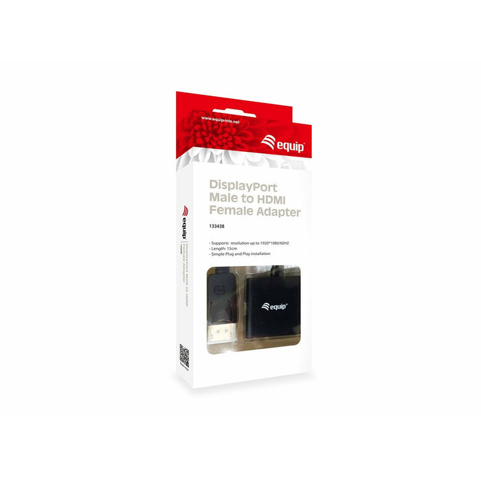 Adaptor DisplayPort la HDMI Equip 133438
