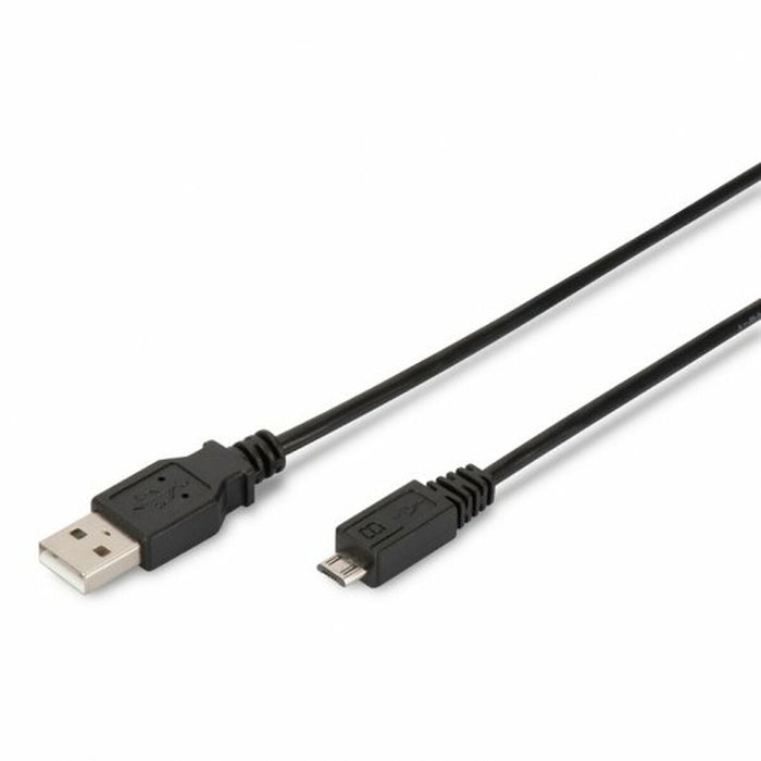 Cablu Micro USB Digitus AK-300127-018-S Negru 1,8 m