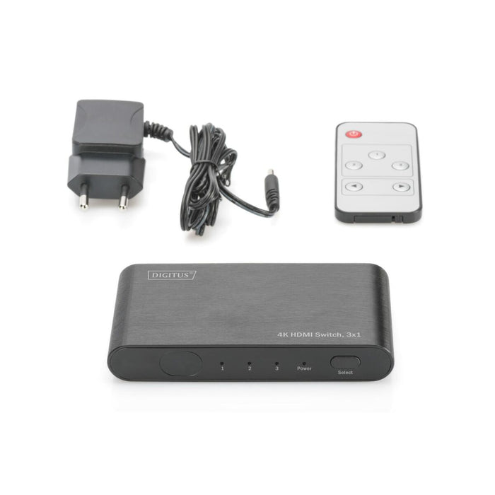 Comutator HDMI Digitus by Assmann DS-45316 Negru