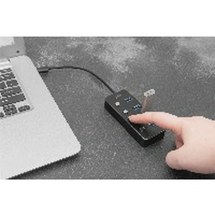 Hub USB Digitus DA-70247 Negru Gri