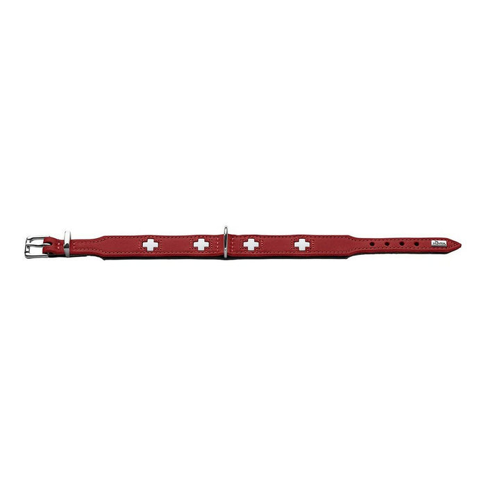 Zgardă pentru câini Hunter Swiss Roșu/Negru (47-54 cm)