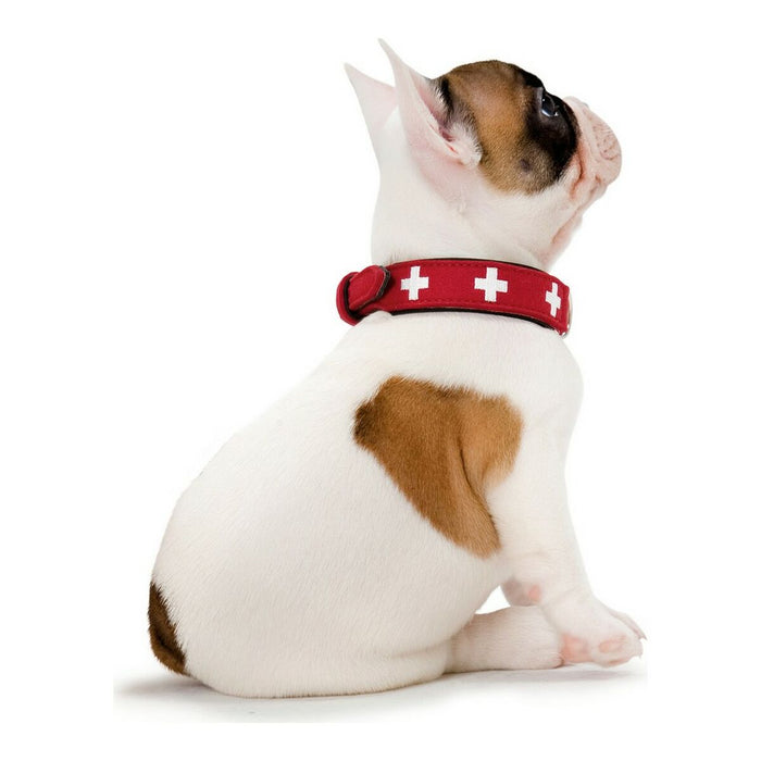Zgardă pentru câini Hunter Swiss Roșu/Negru 30-34.5 cm