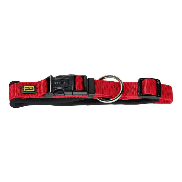 Zgardă pentru câini Hunter Neopren Vario Roșu (28-30 cm)