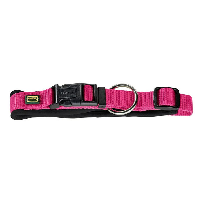 Zgardă pentru câini Hunter Neopren Vario Fucsia (30-35 cm)