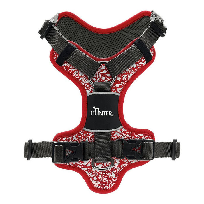 Ham pentru câini Hunter Divo Roșu Gri Reflectorizant/ă Dimensiunea XS (34-47 cm)