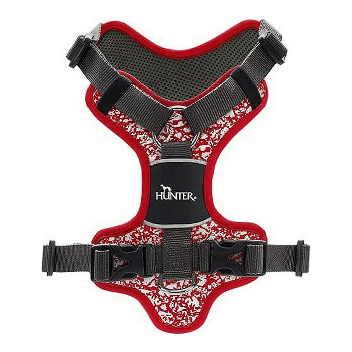 Ham pentru câini Hunter Divo Roșu Gri Reflectorizant/ă Mărimea M (56-73 cm)