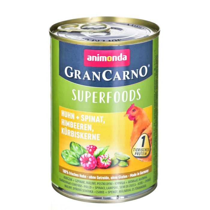 Hrană umedă Animonda GranCarno Zmeură Pui Dovleac Spanac 400 g