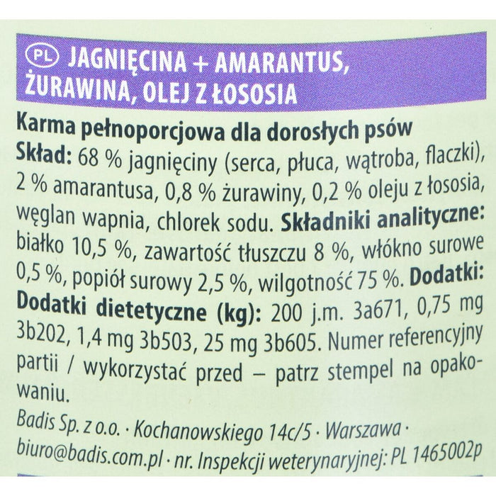 Hrană umedă Animonda GranCarno Superfoods Afine Carne de oaie
