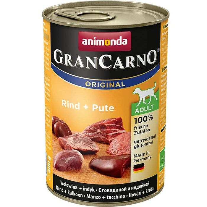 Hrană umedă Animonda GranCarno Original Curcan Vițel 400 g