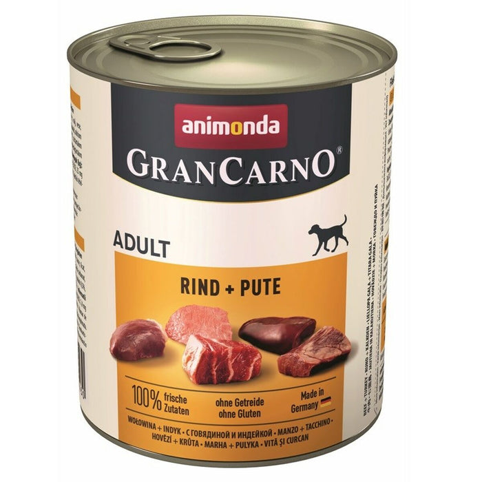 Hrană umedă Animonda GranCarno Original Curcan Vițel 800 g