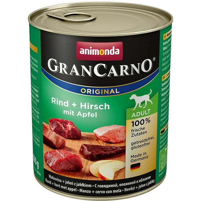 Hrană umedă Animonda GranCarno Original Măr Vițel Ren 800 g