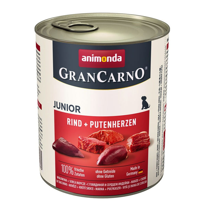 Hrană umedă Animonda GranCarno Junior Curcan Vițel 800 g