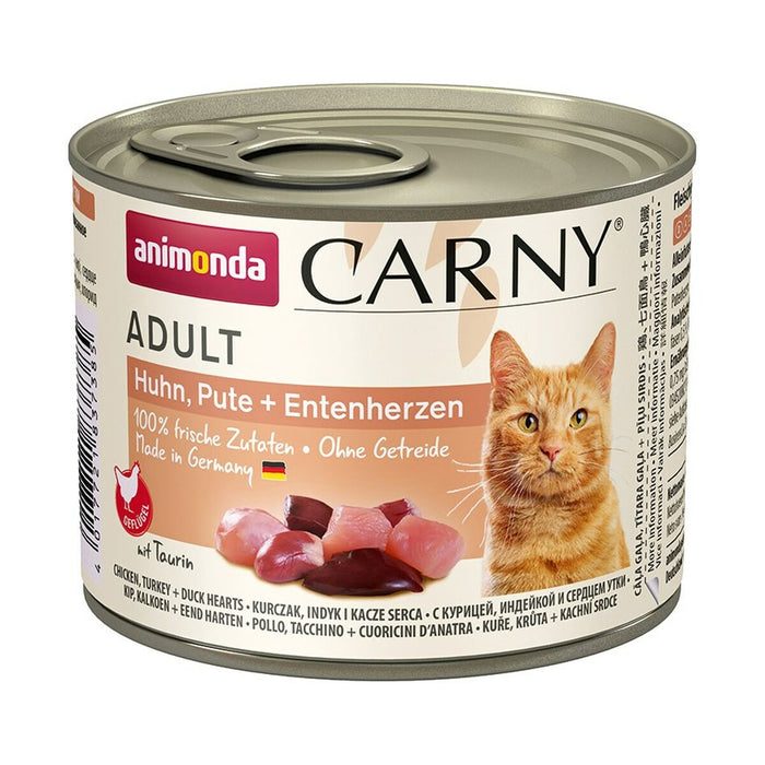 Mâncare pentru pisici Animonda Carny Pui Curcan Rață 200 g
