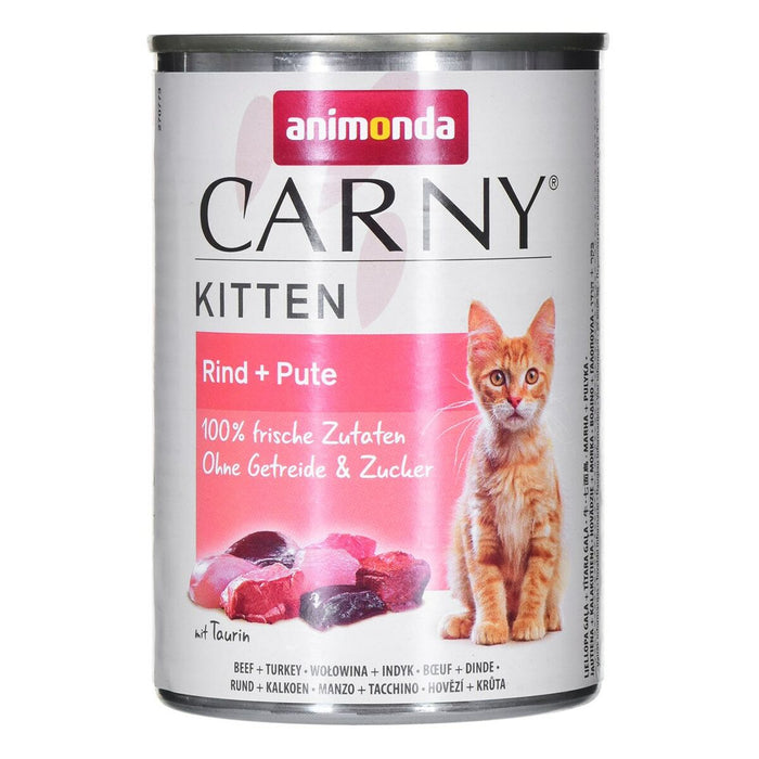 Mâncare pentru pisici Animonda Carny Curcan Vițel 400 g