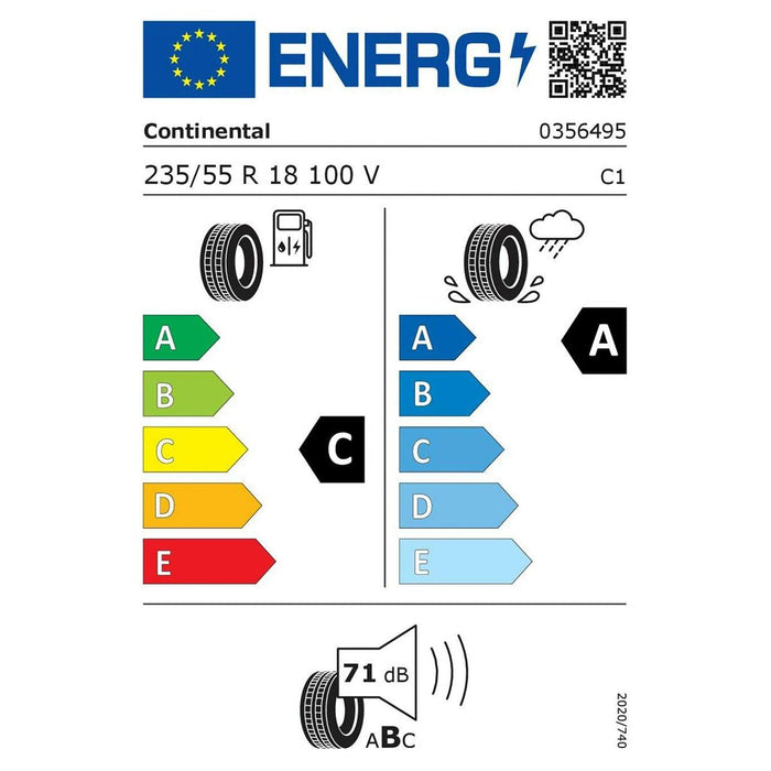 Anvelopa ATV Continental CONTISPORTCONTACT-5 SUV CONTISEAL 235/55VR18