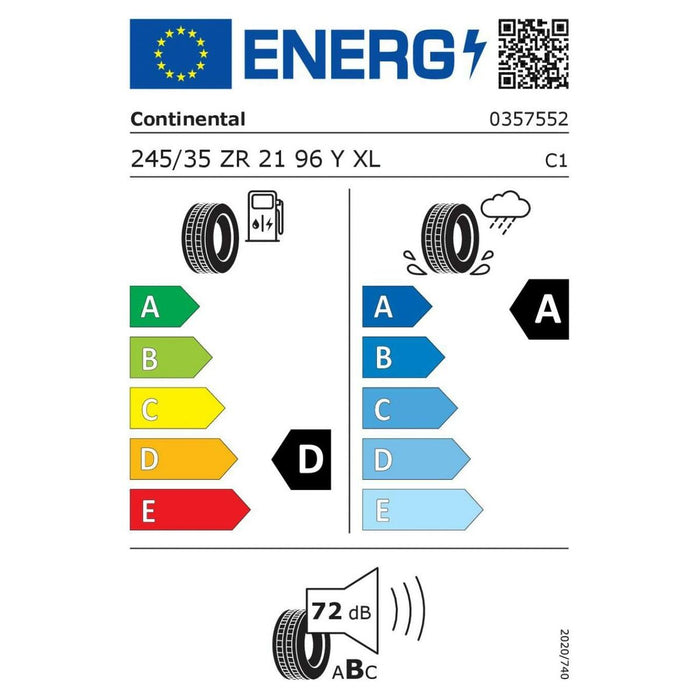 Anvelopă auto Continental CONTISPORTCONTACT-5P 245/35ZR21