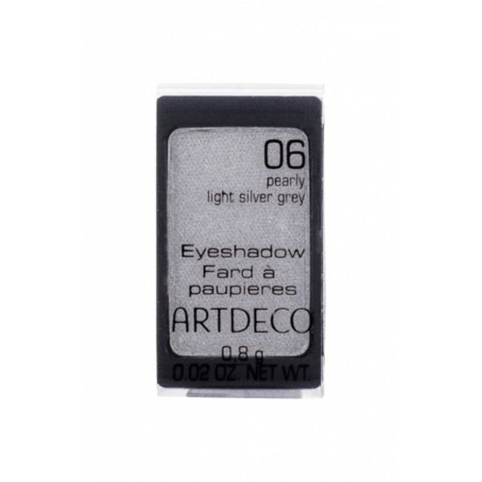 Fard de ochi pudră ArtDeco, nuanța 06 Pearly Light Silver Grey, reumplere, 0,8 g