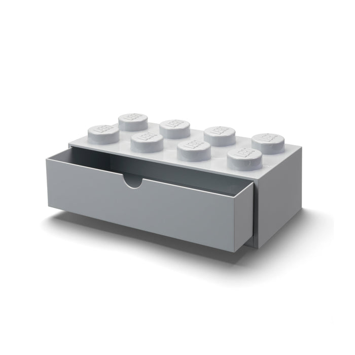 Sertar de depozitare LEGO, 8 (4x2), gri, 31,6 × 15,8 × 11,3 cm