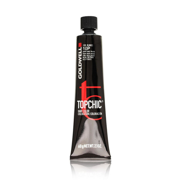 Vopsea permanentă de păr Goldwell Top Chic, nuanța 10P Pastel Pearl Blonde, 60 g
