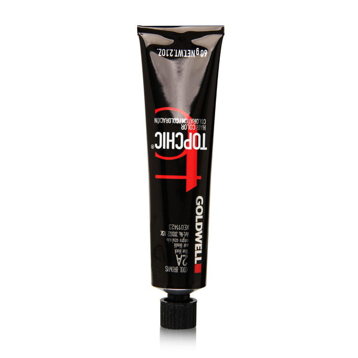 Vopsea permanentă de păr Goldwell TopChic, nuanța 2A Blue Black, 60 ml