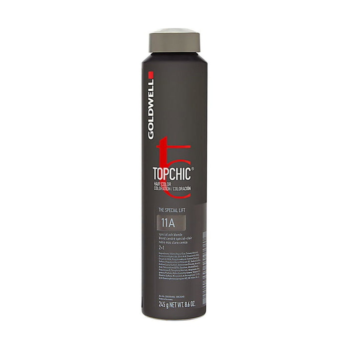 Vopsea permanentă de păr Goldwell Top Chic, nuanța 11A Special Ash Blonde, 250 ml