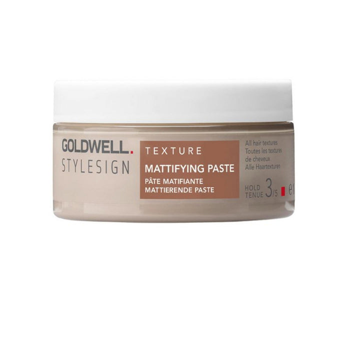 Pastă de coafat Goldwell StyleSign Mattifying Paste, efect mat, fixare 3/5, 100 ml