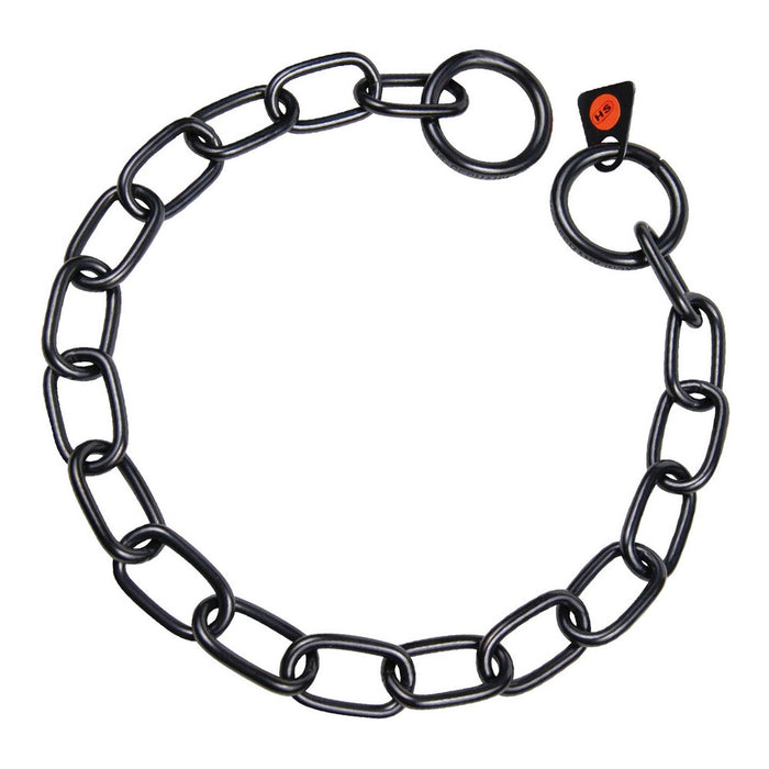 Zgardă pentru câini Hs Sprenger Negru 3 mm Legături Semi-Lung (50 cm)